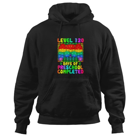 Discover Level 120 Days Of Preschool Completed Video Game P Hoodies