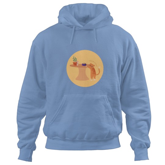 Discover What the cat doing Hoodies