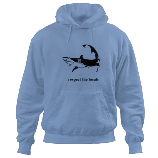 Discover Cape Cod Shark Respect The Locals Hoodies