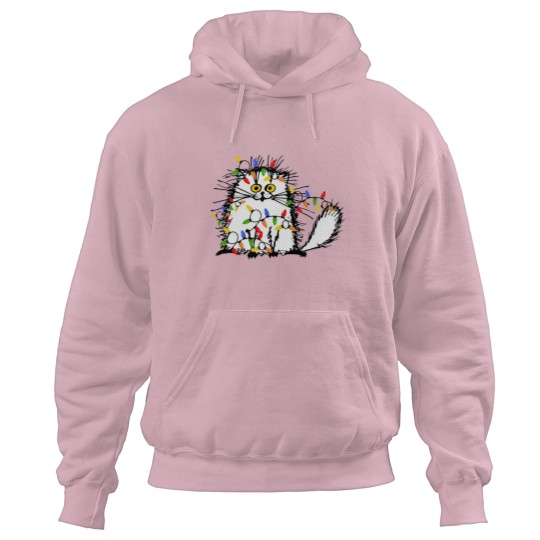 Discover Christmas Funny Cat Hoodies, Funny Cat Hoodies
