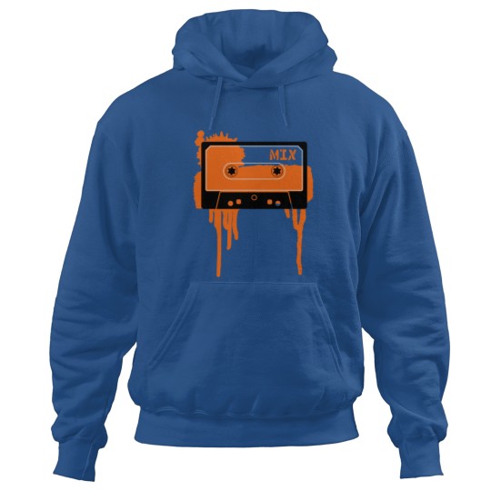Discover Orange vintage cassette tape Hoodies