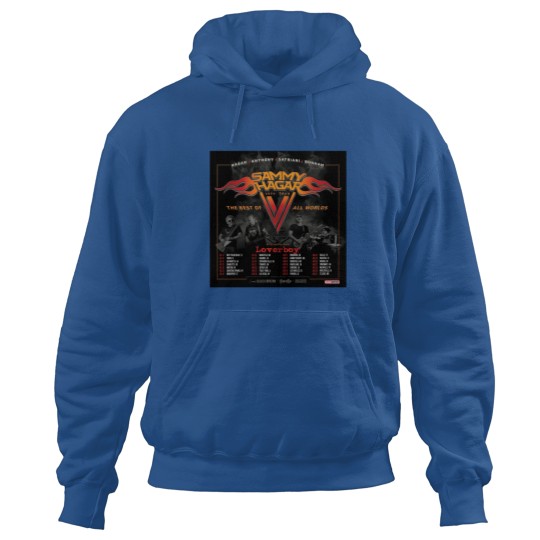 Discover Sammy Hagar Tour 2024 With Loverboy Hoodies S