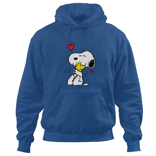 Discover Snoopy Hug Woodstock Valentine’s Day Hoodies