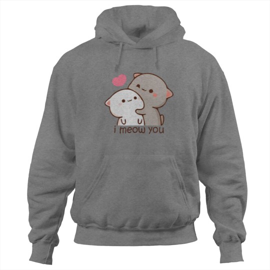Discover Peach and goma mochi cat Hoodies