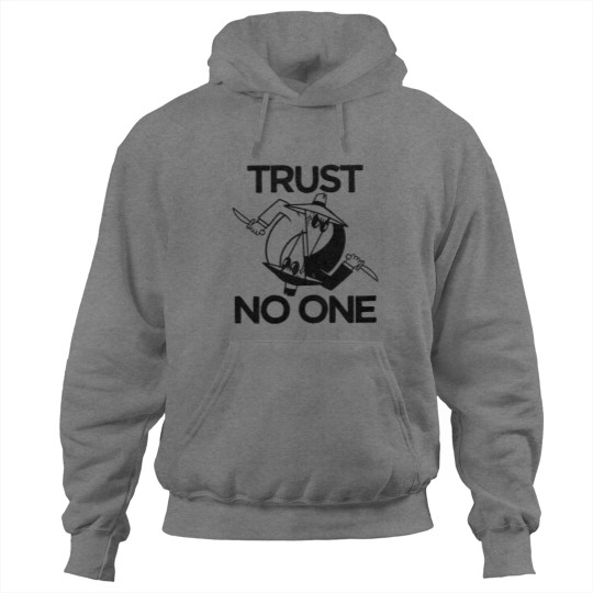 Discover Spy vs Spy Trust No One Hoodie - Funny Cartoon