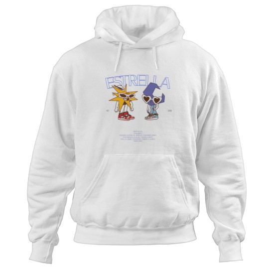 Discover MORA Merch Estrella Album Tracklist Back Design Hoodies Mora Graphic Hoodies