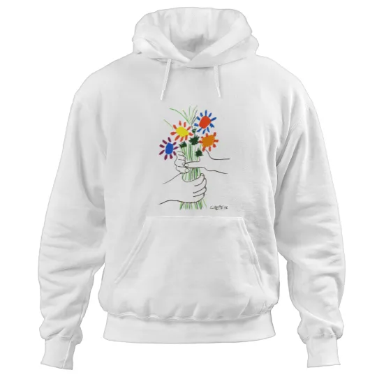 Discover Flowers Bouquet by Pablo Picasso Hoodies