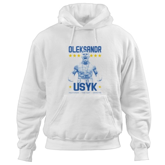 Discover Affiche de boxe Oleksandr Le chat Usyk Hoodies