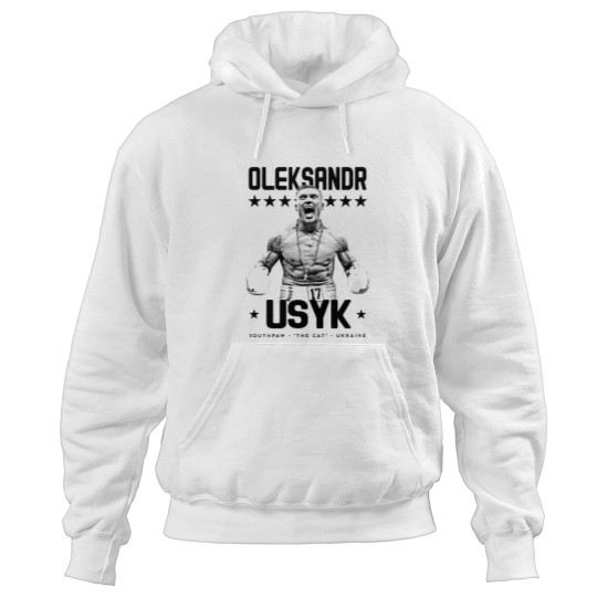 Discover Affiche de boxe Oleksandr Le chat Usyk Hoodies