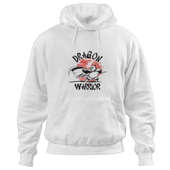 Discover Kung Fu Panda Dragon Warrior Action Pose Portrait Hoodies