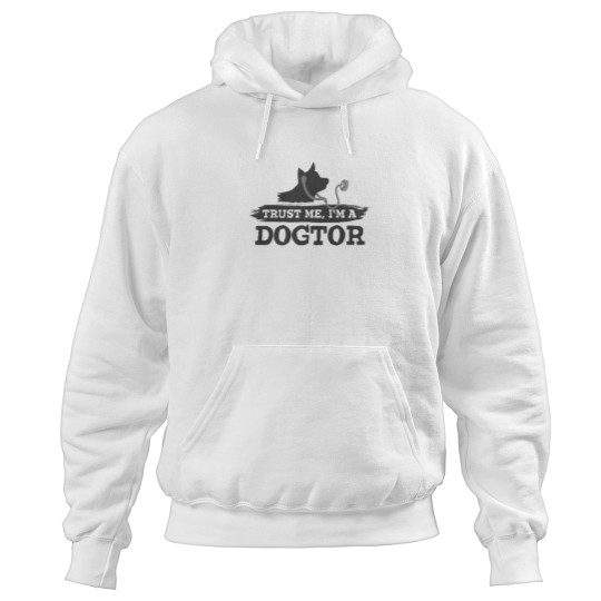 Discover Trust Me I'm a Dogtors (Dark Grey) - Funny Doctor and Veterinarians Hoodies