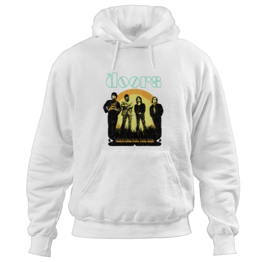 Discover The Doors Waiting for the Sun Jim Morrison Grey Licensed Hoodies Hoodies Men