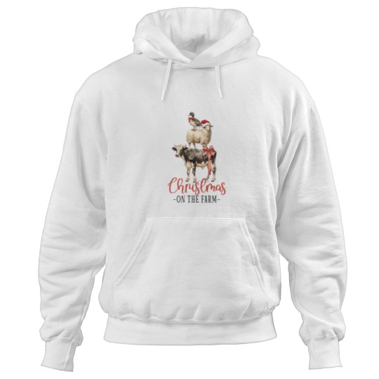 Discover Christmas farm Hoodies