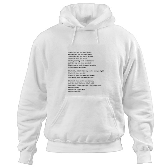 Discover 10 things i hate about you Hoodies