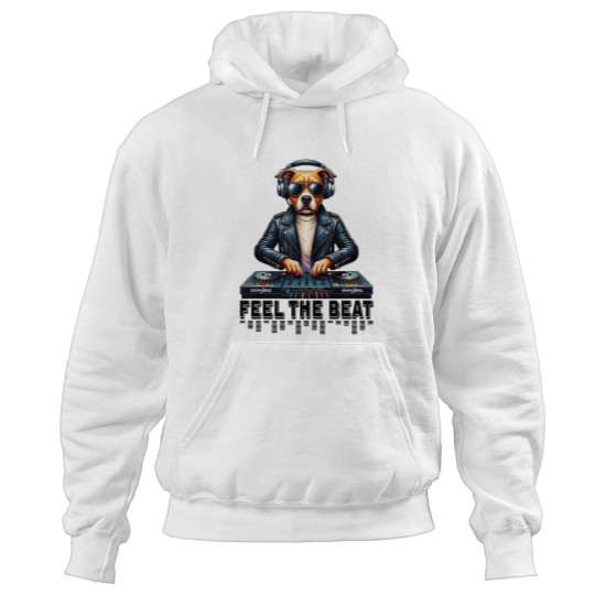Discover Feels the beat Hoodies