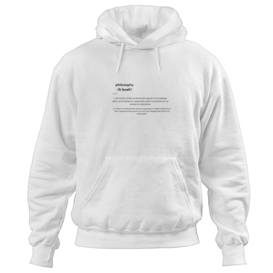 Discover For philosophy fans - Meaning of Philosophy Hoodies