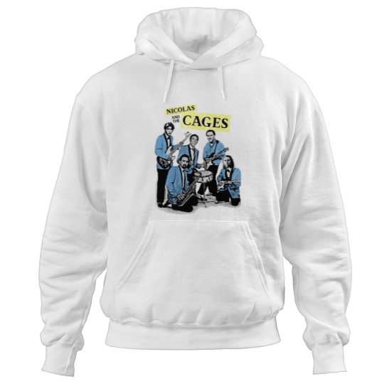 Discover Nicolas And The Cages (Nic Cage Bands Shirt) Hoodies