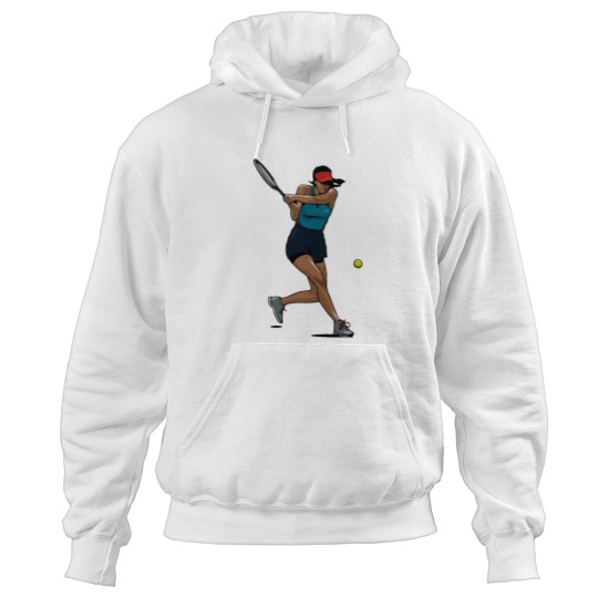 Discover Woman Tennis Player Hoodies
