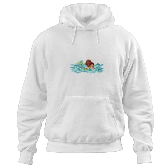 Discover Cute Mermaid in the sea Hoodies