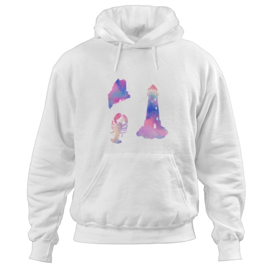 Discover rainbows States of Maine  Pack Hoodies