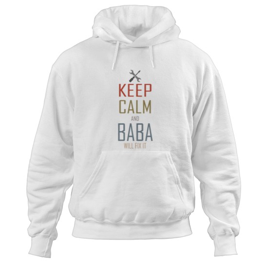 Discover Keep Calm And Baba Will Fix It Premium Hoodies