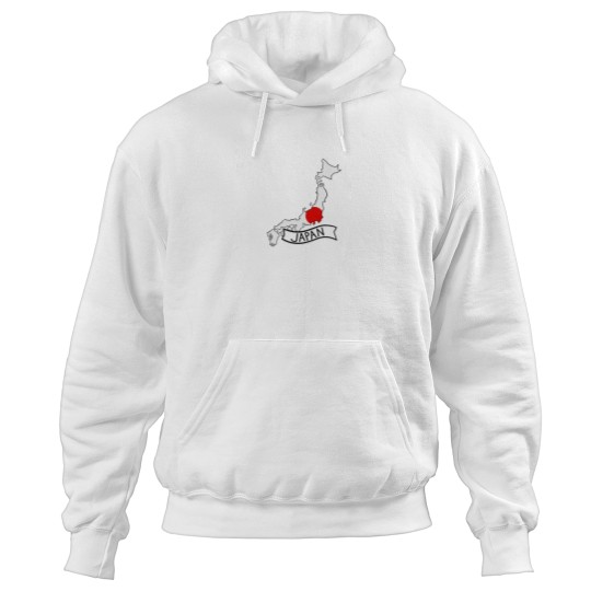 Discover Japan flags Map Hoodies