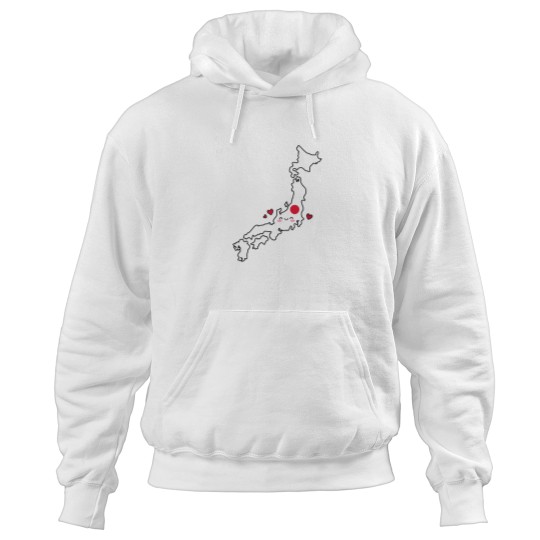 Discover Japan flags Map Smile with loves Hoodies