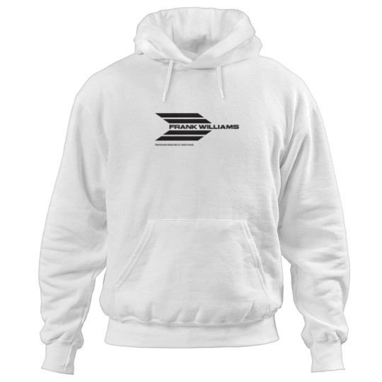 Discover Frank Williams Racing 1969-70 team logo (with address) - black Hoodies