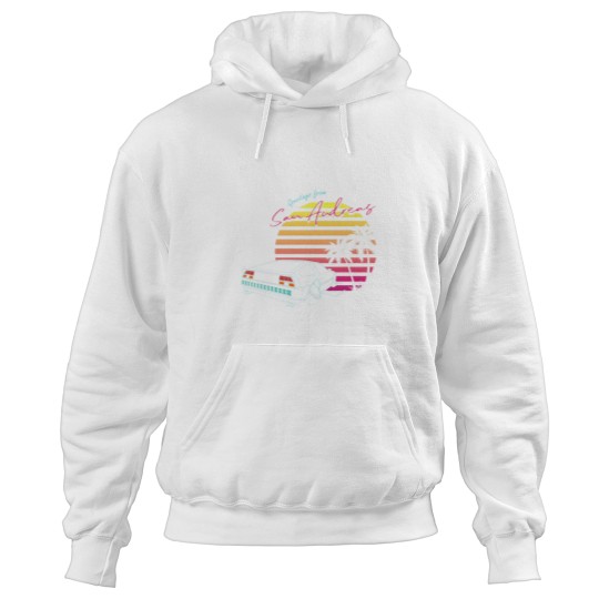 Discover Greetings from San Andreas Hoodies