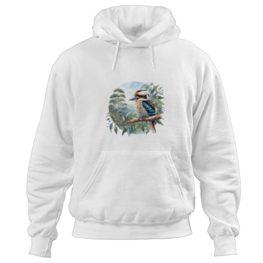 Discover Watercolour kookaburra Hoodies