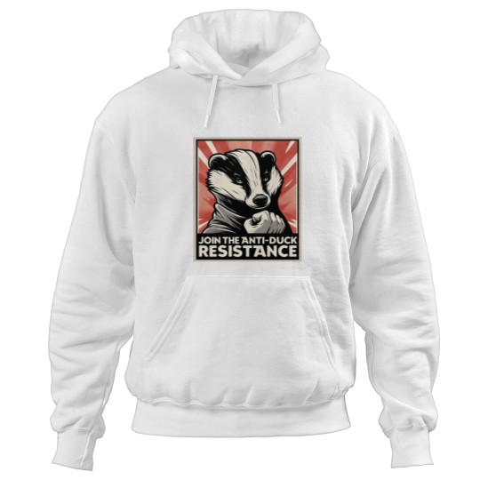 Discover Join the Anti-Duck Resistance Long Hoodies