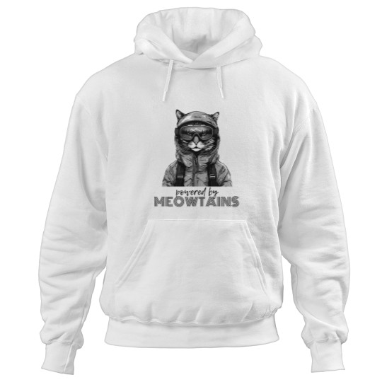 Discover Meowtains Are Calling Cat Hoodies