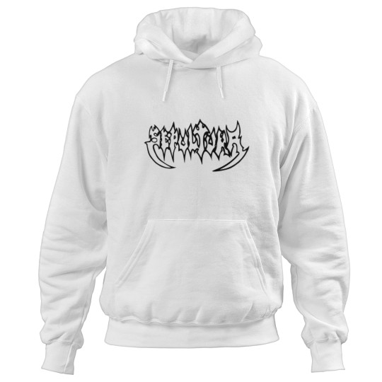 Discover black Sepultura logo Hoodies