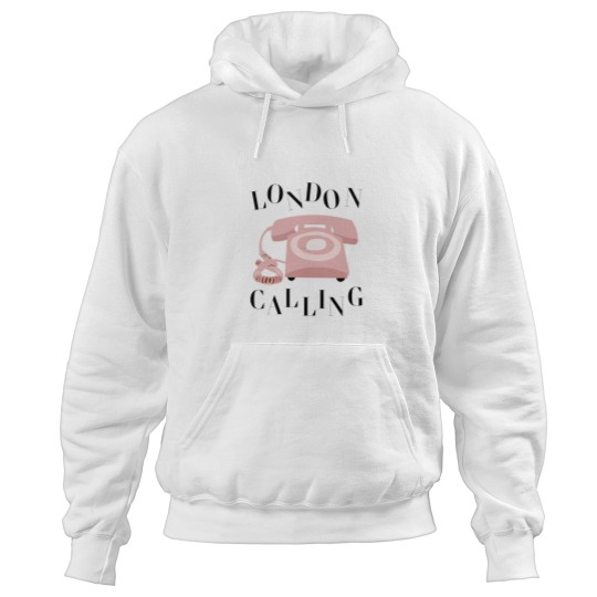 Discover London Calling Old Fashion Telephone Hoodies