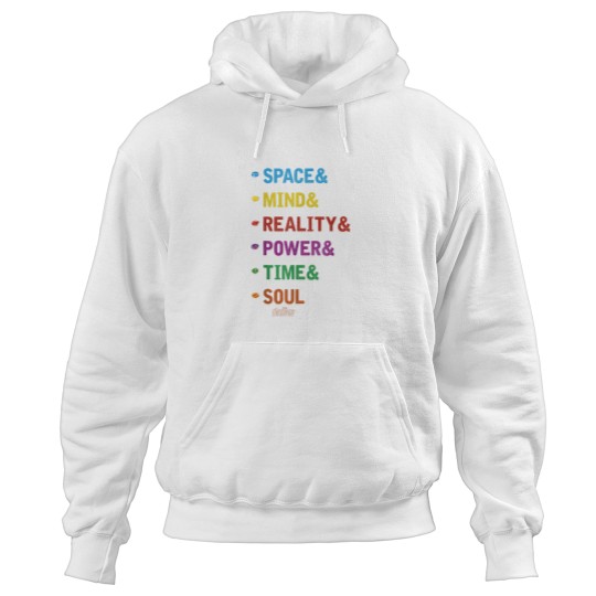 Discover Infinity wars Stones rainbows Text Hoodies