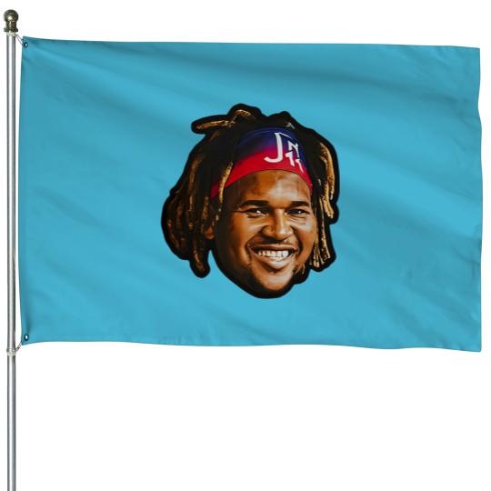 Discover Jose Ramirez Face House Flags
