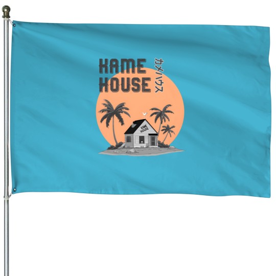 Discover Kame House Dragon Ball Design House Flags