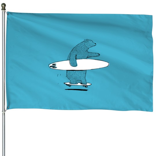 Discover Going Surfing House Flags
