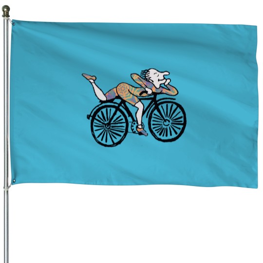 Discover Bicycle Day 'Albert Hofmann' House Flags