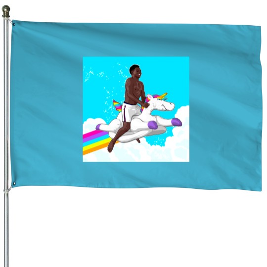 Discover Bukayo Saka Unicorn House Flags
