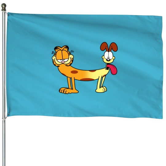 Discover Garfield &amp_ Odie Catdog Mashup House Flags