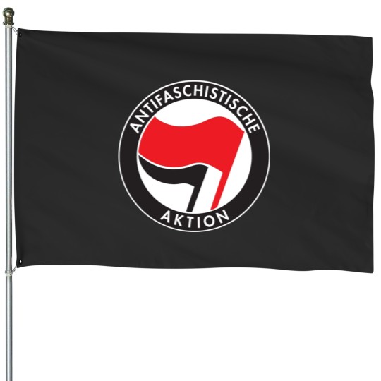 Discover Antifa Antifaschistische Aktion Flag House Flags