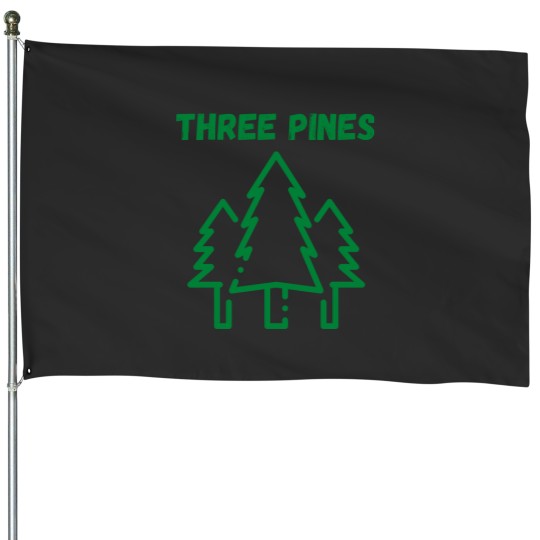 Discover three pines House Flags