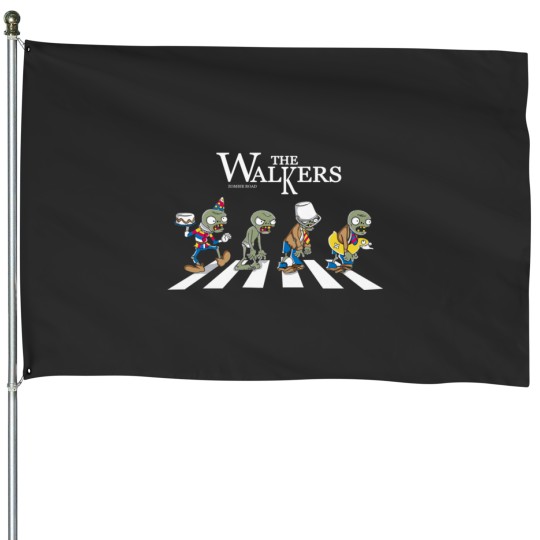 Discover The Walkers Plants Vs Zombies House Flags