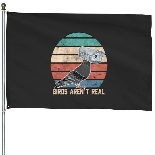 Discover bird aren_t real House Flags