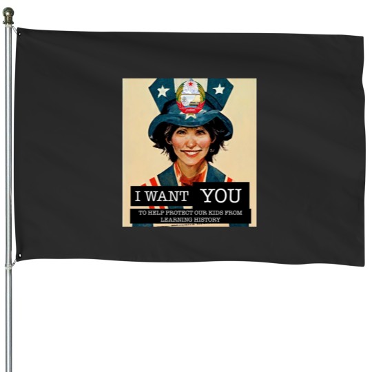 Discover Prague Fan House Flag