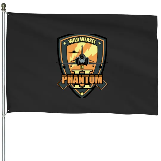 Discover F-4 Phantom II Wild Weasel House Flags