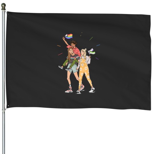 Discover Heartstopper House Flag