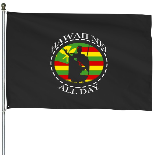 Discover Rising Sun Kanaka Maoli Variant by Hawaii Nei All Day House Flags