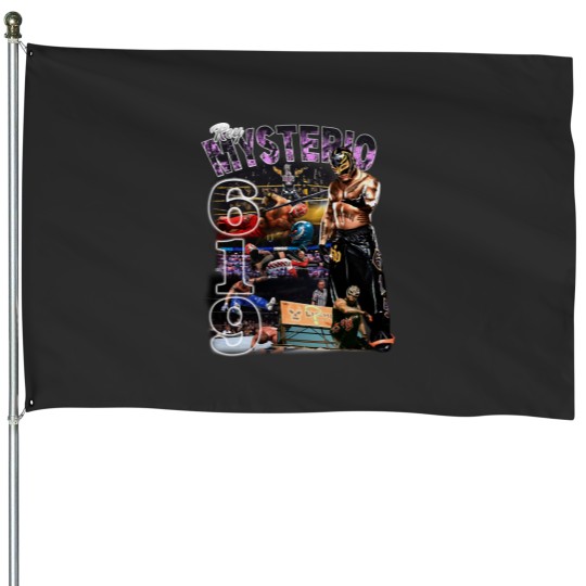Discover Vintage Bootleg Style Rey Mysterio House Flags, Rey Mysterio Wrestling House Flags